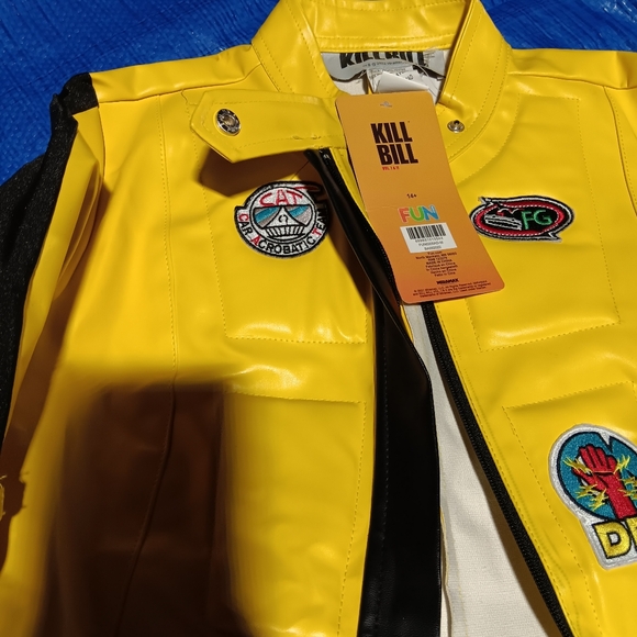 RARE MOVIE KILL BILL MOTO JACKET - Picture 3 of 4